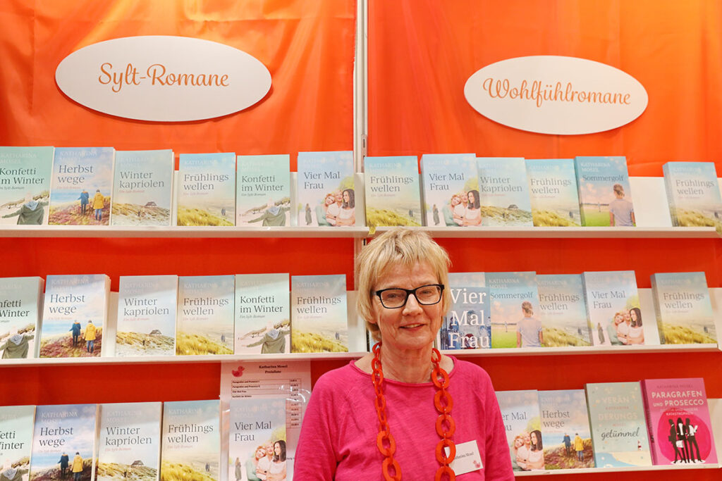 Autorin Katharina Mosel auf der Buchmesse. Foto: Alexa Gothe