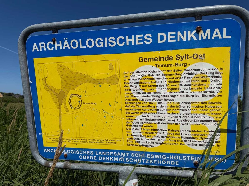 Schild Tinnum Burg