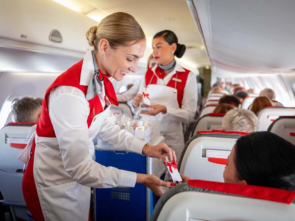 Austrian Airlines Kabine