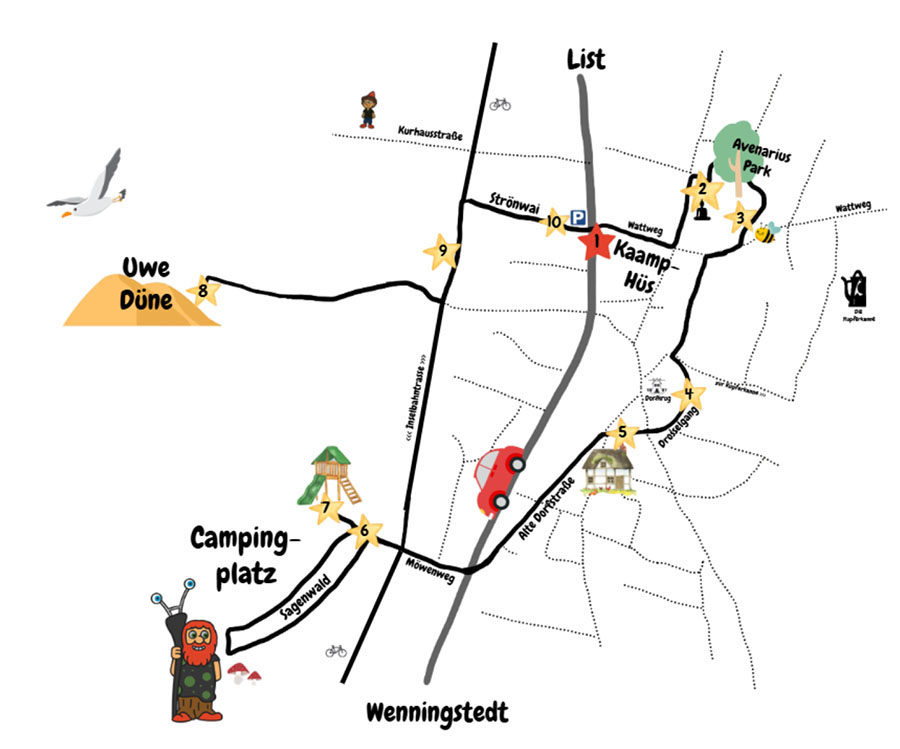 Kampen Karte