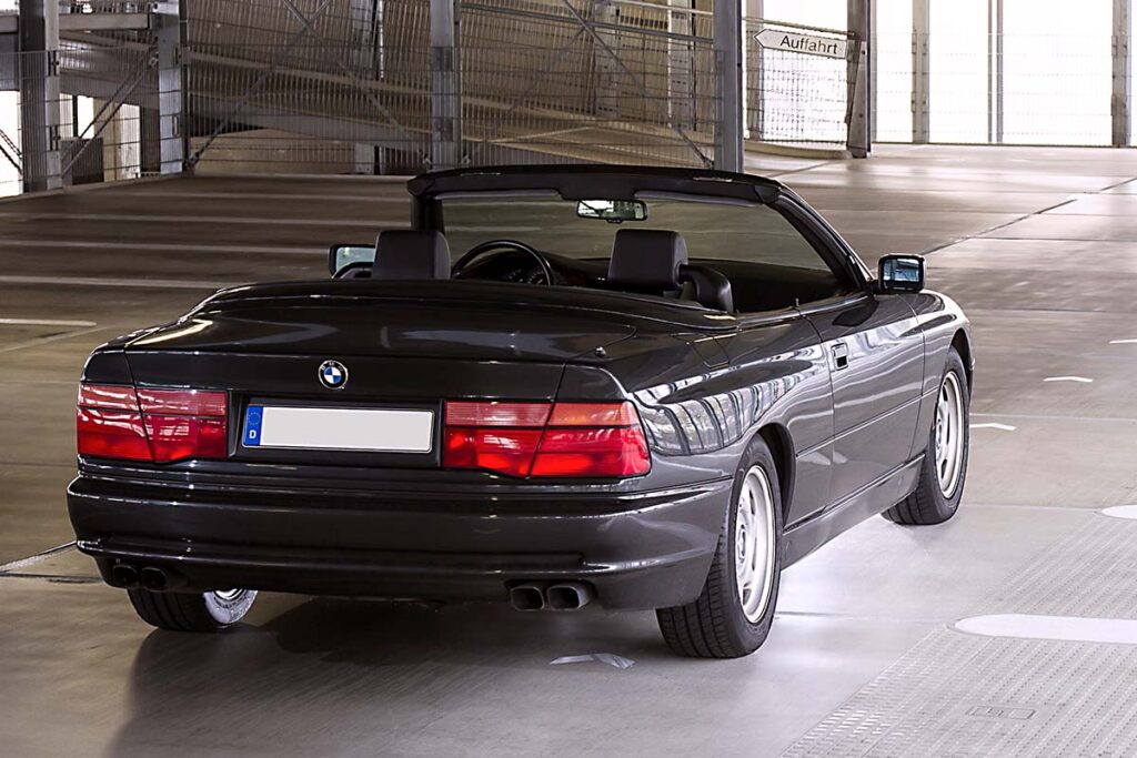 850i cabrio rueckansicht