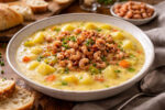 Syltexklusiv Rezept: Kartoffelsuppe mit Krabben