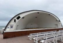 Die Westerländer Musikmuschel – wo seit 1879 gegen Wind und Wellen angespielt wird musikmuschel westerland